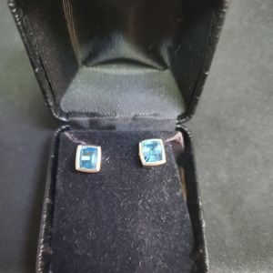 Lagos Blue Topaz stud earrings